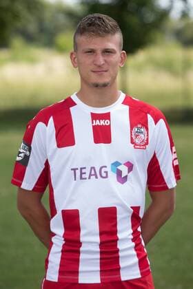 Weissensee , 100715 , Fussball 3.Liga FC Rot Weiss Erfurt Mannschaftsfoto , Portrait , Portraittermin im Bild: Tugay Uzan (Erfurt)