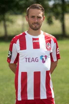Weissensee , 100715 , Fussball 3.Liga FC Rot Weiss Erfurt Mannschaftsfoto , Portrait , Portraittermin im Bild: Fabian Hergesell (Erfurt)