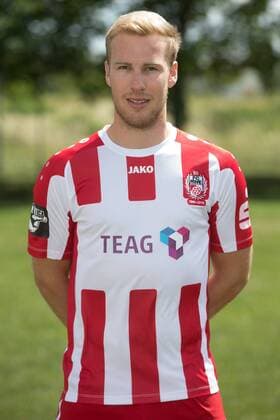 Weissensee , 100715 , Fussball 3.Liga FC Rot Weiss Erfurt Mannschaftsfoto , Portrait , Portraittermin im Bild: Jens Möckel (Erfurt)