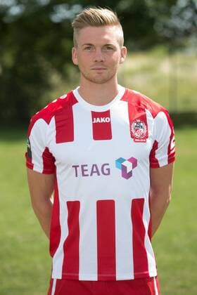 Weissensee , 100715 , Fussball 3.Liga FC Rot Weiss Erfurt Mannschaftsfoto , Portrait , Portraittermin im Bild: Pablo Pigl (Erfurt)
