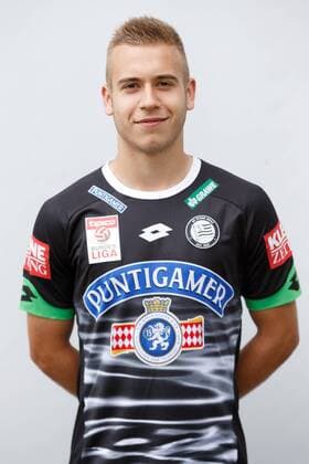 SOCCER - BL, Sturm, team photo shooting BAD TATZMANNSDORF,AUSTRIA,10.JUL.15 - SOCCER - tipico Bundesliga, SK Sturm Graz, team photo shooting. Image shows Sandi Lovric (Sturm). GEPAxpictures xChristianxWalgram