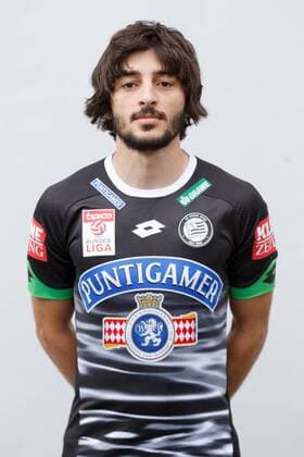 SOCCER - BL, Sturm, team photo shooting BAD TATZMANNSDORF,AUSTRIA,10.JUL.15 - SOCCER - tipico Bundesliga, SK Sturm Graz, team photo shooting. Image shows Makhmadnaim Sharifi (Sturm). GEPAxpictures xChristianxWalgram