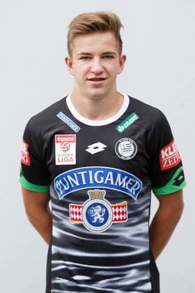 SOCCER - BL, Sturm, team photo shooting BAD TATZMANNSDORF,AUSTRIA,10.JUL.15 - SOCCER - tipico Bundesliga, SK Sturm Graz, team photo shooting. Image shows Benjamin Rosenberger (Sturm). GEPAxpictures xChristianxWalgram