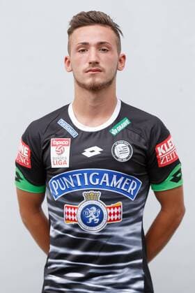 SOCCER - BL, Sturm, team photo shooting BAD TATZMANNSDORF,AUSTRIA,10.JUL.15 - SOCCER - tipico Bundesliga, SK Sturm Graz, team photo shooting. Image shows Donis Avdijaj (Sturm). GEPAxpictures xChristianxWalgram