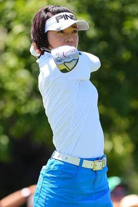11 JUL 2015: Shiho Oyama of Japan tees off at the par 4 1st hole during the third round of the 2015 U.S. Womens Open played at Lancaster Country Club in Lancaster Pennsylvania. GOLF: JUL 11 LPGA Golf Damen - U.S. Women s Open - Third Round Icon0711155202015 EDITORIAL USE ONLY