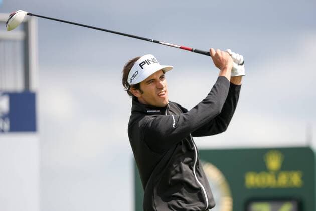 12.07.2015. Gullane, Scotland. Aberdeen Asset Management Scottish Open Final Round. Pedro Oriol (ESP) on the first tee. xGordonxBellx  ActionPlus11640172