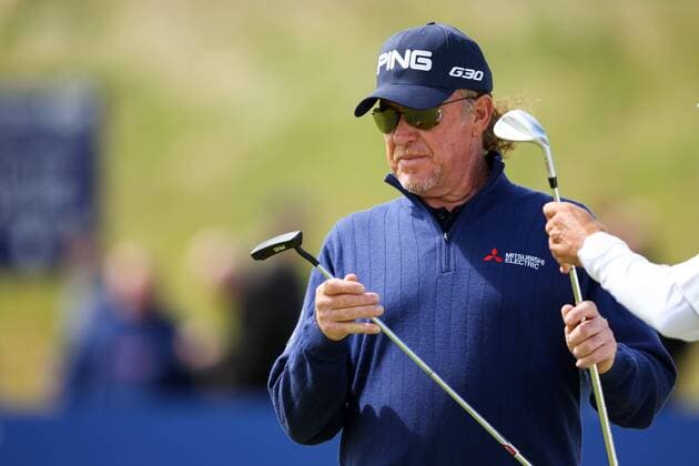 12.07.2015. Gullane, Scotland. Aberdeen Asset Management Scottish Open Final Round. Miguel Angel Jimenez (ESP). xGordonxBellx  ActionPlus11640174