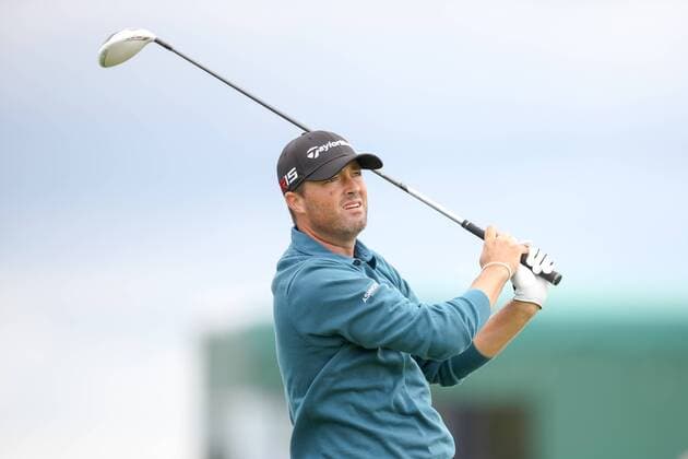 12.07.2015. Gullane, Scotland. Aberdeen Asset Management Scottish Open Final Round. Ryan Palmer (USA) on the first tee. xGordonxBellx  ActionPlus11640176