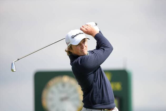 12.07.2015. Gullane, Scotland. Aberdeen Asset Management Scottish Open Final Round. Eddie Pepperell (ENG) drives from the first. xGordonxBellx  ActionPlus11640183