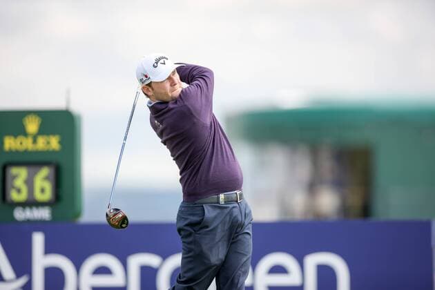 12.07.2015. Gullane, Scotland. Aberdeen Asset Management Scottish Open Final Round. Ben Martin (USA) on the first tee. xGordonxBellx  ActionPlus11640170