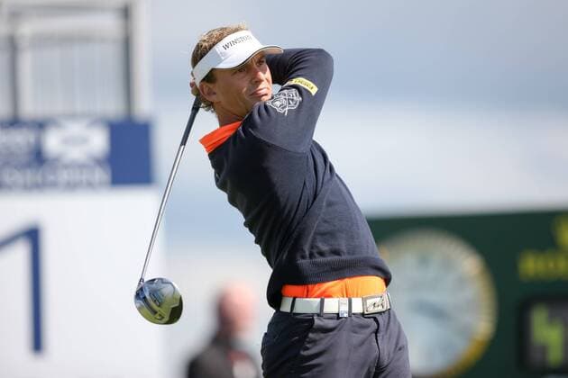 12.07.2015. Gullane, Scotland. Aberdeen Asset Management Scottish Open Final Round. Joost Luiten (NED) drives from the first. xGordonxBellx  ActionPlus11640187