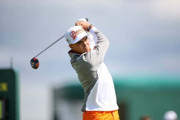 12.07.2015. Gullane, Scotland. Aberdeen Asset Management Scottish Open Final Round. Rickie Fowler (USA) on the first tee. xGordonxBellx  ActionPlus11640188