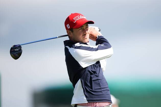 12.07.2015. Gullane, Scotland. Aberdeen Asset Management Scottish Open Final Round. Daniel Brooks (ENG) opening drive at the first tee. xGordonxBellx  ActionPlus11640192