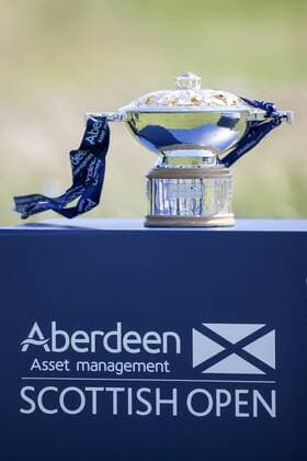 12.07.2015. Gullane, Scotland. Aberdeen Asset Management Scottish Open Final Round. The trophy. xGordonxBellx  ActionPlus11640194