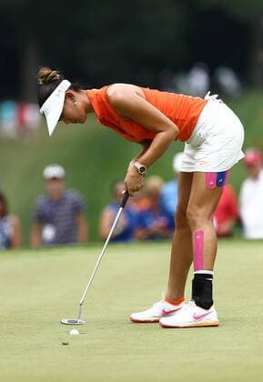 July 12, 2015: Michelle Wie putting for birdie on the 3rd green during the final round of the 70th U.S. Women s Open at Lancaster Country Club in Lancaster, PA. GOLF: JUL 12 LPGA Golf Damen - U.S. Women s Open - Final Round Icon150712009 EDITORIAL USE ONLY