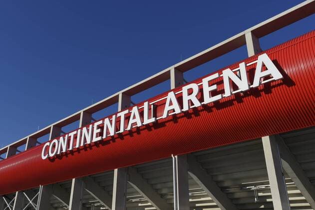 10.07.2015, 1.Fussball Bundesliga 2015 2016: Testspiel zur Eröffnung des neuen Regensburger Stadions, SSV Jahn Regensburg, in der neuen Continental-Arena Regensburg. Continental-Arena von aussen. 