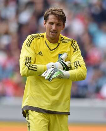 12.07.2015, Fussball, Saison 2015 2016, Telekom Cup, Halbfinale, Borussia Mönchengladbach - Hamburger SV, Torwart Rene Adler (Hamburger SV)