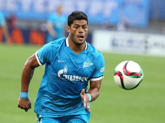 Aktuell Fußball, Zenit St. Petersburg gewinnt Supercup Stadium Petrovsky, St Petersburg, Russia. Russian SuperCup 2015 - Zenit v Moscow Locomotiv. In the picture: Hulk 