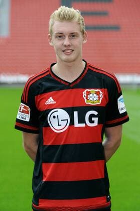 Fussball, Bundesliga, Deutschland, Herren, Porträttermin Saison 2015 2016; Bayer Leverkusen: Julian Brandt (Leverkusen). Einzelbild, Portrait, Porträt.
