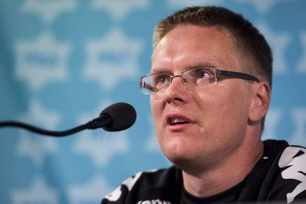 July 14, 2015 - Schweden - Valdas Dambrauskas - Pressekonferenz Champions League Quali, VMFD Zalgiris  - ZUMAb138
