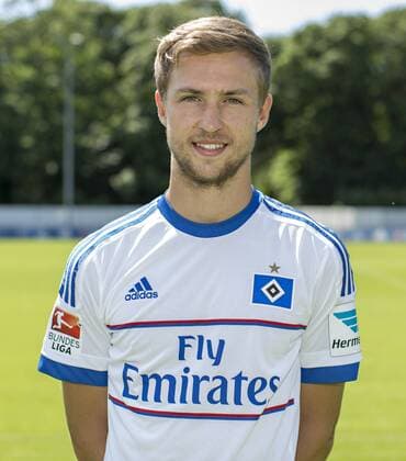 Aktuell Fußball, Porträttermin Hamburger SV Matti Steinmann (HSV) 15.07.2015, Hamburg, Mannschaftsfototermin Â