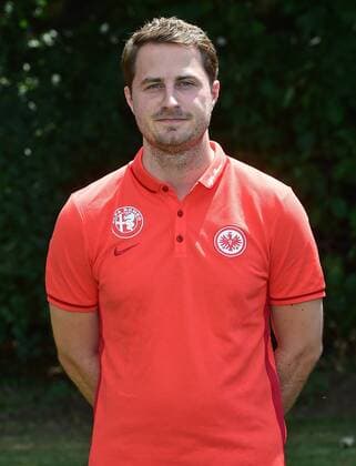 15.07.2015, xjhx, Fussball 1.Bundesliga, Eintracht Frankfurt Portraittermin 2015 2016, v.l. Videoanalyst Marcel Daum (Eintracht Frankfurt)