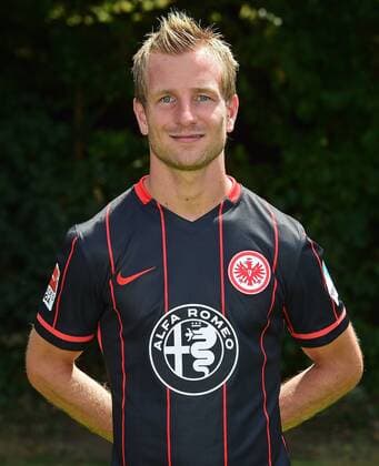15.07.2015, xjhx, Fussball 1.Bundesliga, Eintracht Frankfurt Portraittermin 2015 2016, v.l. Stefan Aigner (Eintracht Frankfurt)