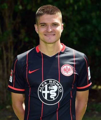15.07.2015, xjhx, Fussball 1.Bundesliga, Eintracht Frankfurt Portraittermin 2015 2016, v.l. Aleksandar Ignjovski (Eintracht Frankfurt)