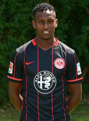15.07.2015, xjhx, Fussball 1.Bundesliga, Eintracht Frankfurt Portraittermin 2015 2016, v.l. Joel Gerezgiher (Eintracht Frankfurt)
