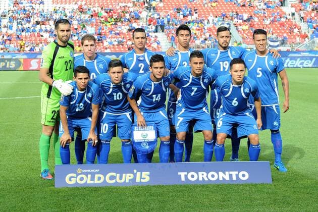 July 14, 2015: The El Salvador team photo prior to the CONCACAF Gold Cup game between Jamaica and El Salvador at BMO Field in Toronto, Ont. SOCCER: JUL 14 CONCACAF Gold Cup - Group Stage - Jamaica v El Salvador Icon15071424 EDITORIAL USE ONLY