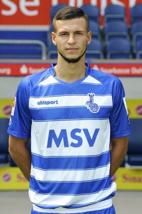 Fussball, 2. Bundesliga, Deutschland, Herren, Porträttermin Saison 2015 2016, MSV Duisburg: Andreas Wiegel (MSV). Einzelbild, Portrait, Porträt.