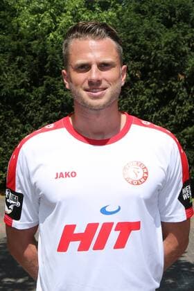 Fototermin des SC Fortuna Köln ( Dritte Liga ) am Donnerstag, 16. Juli 2015, im Südstadion Köln. Daniel Flottmann Fortuna Köln Porträttermin 2015 2016