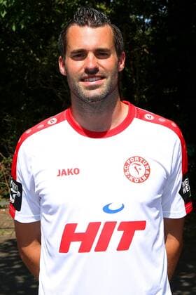 Fototermin des SC Fortuna Köln ( Dritte Liga ) am Donnerstag, 16. Juli 2015, im Südstadion Köln. Kristoffer Andersen Fortuna Köln Porträttermin 2015 2016