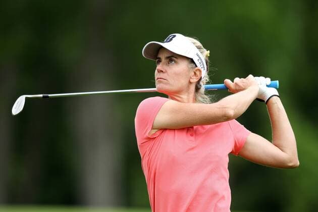 July 16, 2015 - Sylvania, Ohio, USA - Silvia Cavalleri of Milano, Italy follows her shot from the fairway to the 18th green during the first round of the Marathon LPGA Golf Damen Classic golf tournament at Highland Meadows Golf Club in Sylvania, Ohio USA, on Thursday, July 16, 2015. Marathon Classic  - ZUMAn230