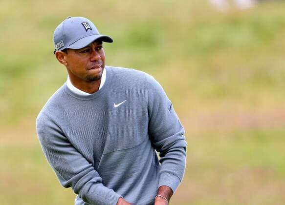 Tiger Woods (USA), JULY 16, 2015 - Golf : Tiger Woods of the United States in action on the 17th hole during the first round of the 144th British Open Championship at the Old Course, St Andrews in Fife, Scotland. NoxThirdxPartyxSales  (waha018061)