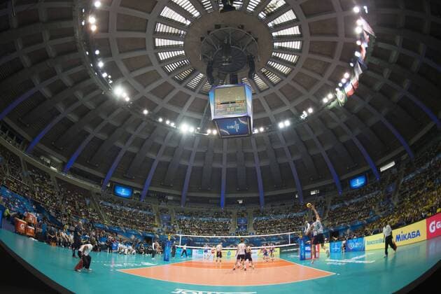 RIO DE JANEIRO, Brazil - World Volleyball League in Ginasio do Maracanazinho.  CelsoxPupo