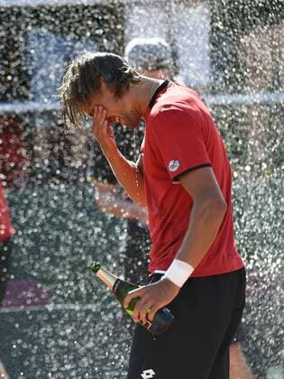 Bilder des Tages Bilder des Tages - Sport Joie des Belges - Equipe TENNIS : Belgique vs Canada - Coupe Davis - 1 4 - 18 07 2015 PhotoNews Panoramic 