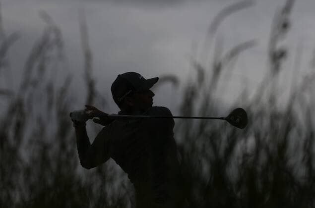 Spain s Sergio Garcia tees off on the sixth hole during the third round at the 144th Open Championship, St.Andrews on July 19 2015.  LON20150719012 HUGOxPHILPOTT
