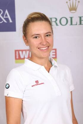 Aktuell Golf Damen, International European Ladies Amateur Championship - Fotoshooting GOLF - IELAC 2015, photo shoot FROHNLEITEN,AUSTRIA,20.JUL.15 - GOLF - EGA, European Golf Association, International European Ladies Amateur Championship, GC Murhof, photo shooting. Image shows Katharina Muehlbauer (AUT). GEPAxpictures xChristianxWalgram