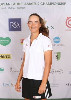 Aktuell Golf Damen, International European Ladies Amateur Championship - Fotoshooting GOLF - IELAC 2015, photo shoot FROHNLEITEN,AUSTRIA,20.JUL.15 - GOLF - EGA, European Golf Association, International European Ladies Amateur Championship, GC Murhof, photo shooting. Image shows Katharina Baratta-Dragono (AUT). GEPAxpictures xChristianxWalgram