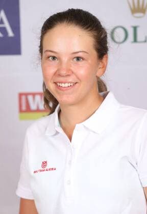 Aktuell Golf Damen, International European Ladies Amateur Championship - Fotoshooting GOLF - IELAC 2015, photo shoot FROHNLEITEN,AUSTRIA,20.JUL.15 - GOLF - EGA, European Golf Association, International European Ladies Amateur Championship, GC Murhof, photo shooting. Image shows Isabella Holpfer (AUT). GEPAxpictures xChristianxWalgram