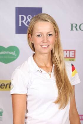 Aktuell Golf Damen, International European Ladies Amateur Championship - Fotoshooting GOLF - IELAC 2015, photo shoot FROHNLEITEN,AUSTRIA,20.JUL.15 - GOLF - EGA, European Golf Association, International European Ladies Amateur Championship, GC Murhof, photo shooting. Image shows Franziska Friedrich (GER). GEPAxpictures xChristianxWalgram