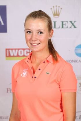 Aktuell Golf Damen, International European Ladies Amateur Championship - Fotoshooting GOLF - IELAC 2015, photo shoot FROHNLEITEN,AUSTRIA,20.JUL.15 - GOLF - EGA, European Golf Association, International European Ladies Amateur Championship, GC Murhof, photo shooting. Image shows Eva Gilly (FRA). GEPAxpictures xChristianxWalgram