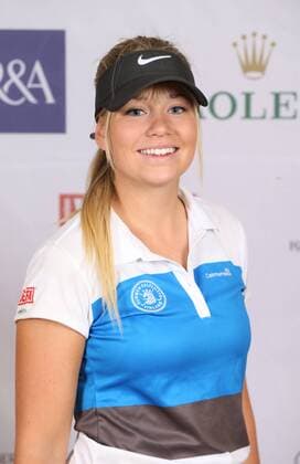 Aktuell Golf Damen, International European Ladies Amateur Championship - Fotoshooting GOLF - IELAC 2015, photo shoot FROHNLEITEN,AUSTRIA,20.JUL.15 - GOLF - EGA, European Golf Association, International European Ladies Amateur Championship, GC Murhof, photo shooting. Image shows Matilda Castren (FIN). GEPAxpictures xChristianxWalgram