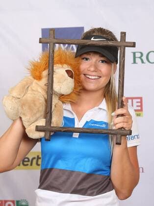 Aktuell Golf Damen, International European Ladies Amateur Championship - Fotoshooting GOLF - IELAC 2015, photo shoot FROHNLEITEN,AUSTRIA,20.JUL.15 - GOLF - EGA, European Golf Association, International European Ladies Amateur Championship, GC Murhof, photo shooting. Image shows Matilda Castren (FIN). GEPAxpictures xChristianxWalgram