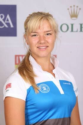 Aktuell Golf Damen, International European Ladies Amateur Championship - Fotoshooting GOLF - IELAC 2015, photo shoot FROHNLEITEN,AUSTRIA,20.JUL.15 - GOLF - EGA, European Golf Association, International European Ladies Amateur Championship, GC Murhof, photo shooting. Image shows Karina Kukkonen (FIN). GEPAxpictures xChristianxWalgram