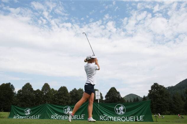 GOLF - IELAC 2015 FROHNLEITEN,AUSTRIA,20.JUL.15 - GOLF - EGA, European Golf Association, International European Ladies Amateur Championship, GC Murhof, practice day. Image shows Leonie Bettel (AUT). GEPAxpictures xAndreasxPranter