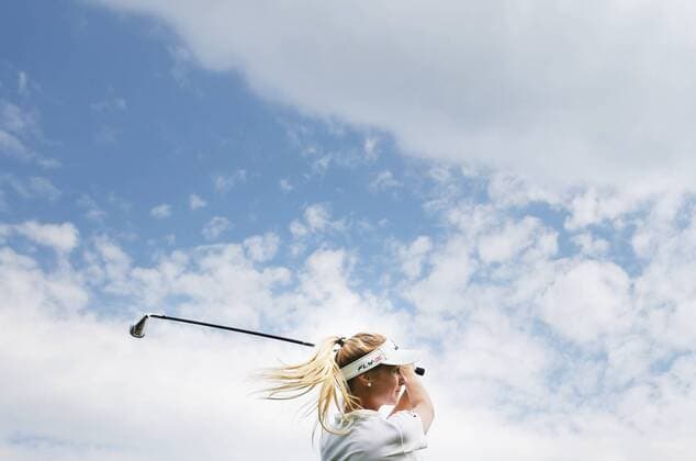 GOLF - IELAC 2015 FROHNLEITEN,AUSTRIA,20.JUL.15 - GOLF - EGA, European Golf Association, International European Ladies Amateur Championship, GC Murhof, practice day. Image shows Ines Fendt (AUT). GEPAxpictures xAndreasxPranter