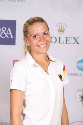 Aktuell Golf Damen, International European Ladies Amateur Championship - Fotoshooting GOLF - IELAC 2015, photo shoot FROHNLEITEN,AUSTRIA,20.JUL.15 - GOLF - EGA, European Golf Association, International European Ladies Amateur Championship, GC Murhof, photo shooting. Image shows Antonia Eberhard (GER). GEPAxpictures xChristianxWalgram