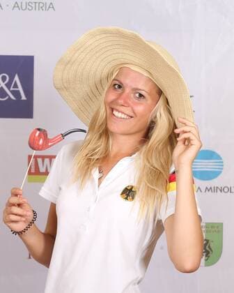 Aktuell Golf Damen, International European Ladies Amateur Championship - Fotoshooting GOLF - IELAC 2015, photo shoot FROHNLEITEN,AUSTRIA,20.JUL.15 - GOLF - EGA, European Golf Association, International European Ladies Amateur Championship, GC Murhof, photo shooting. Image shows Antonia Eberhard (GER). GEPAxpictures xChristianxWalgram